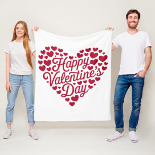 Couverture Polaire Joyeuse Saint-Valentin Saint-Valentin Amour Coeur