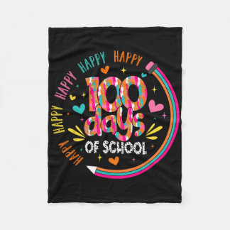 Couverture Polaire Joyeux 100ème Jour De L'École Enseignant 100 Jours