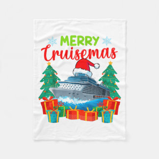 Couverture Polaire Joyeux Cruisemas Croisière de Noël en Famille Drôl