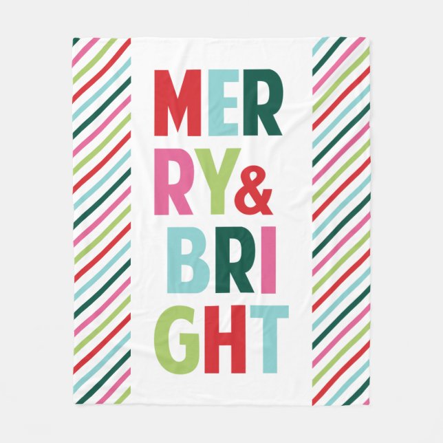 Couverture Polaire Joyeux et brillant Joyeux Joyeux Joyeux Joyeux Joy (Devant)
