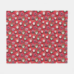 Couverture Polaire Joyeux Gonkmas ! Design de Noël pour les amateurs 