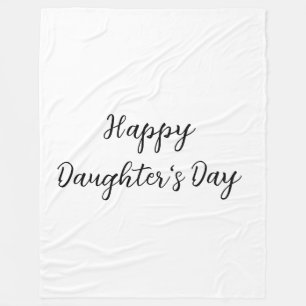Couverture Polaire Joyeux jour de filles si.ple minimum ajouter le no