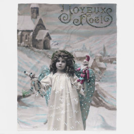 Couverture Polaire Joyeux Noel