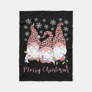 Couverture Polaire Joyeux Noël Gnomes Xmas Famille Gnomes Aime-moi