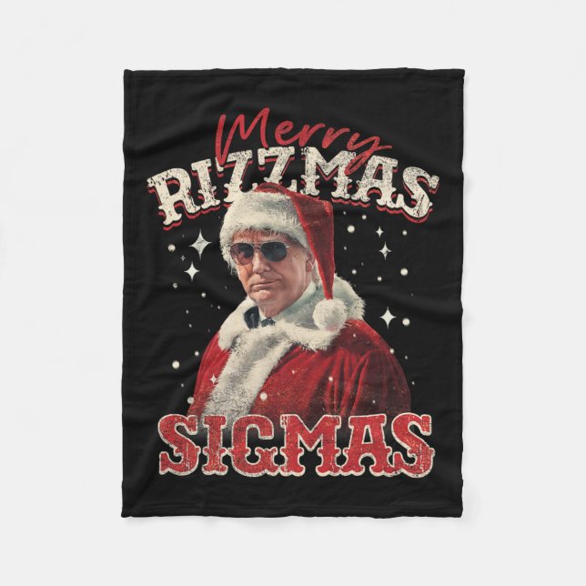 Couverture Polaire Joyeux Rizz Mas Sigmas - Gen Alpha Middle School T (Devant)