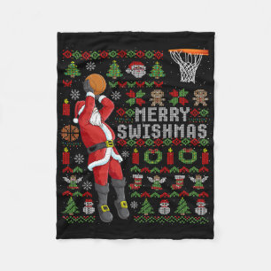 Couverture Polaire Joyeux Swishmas Vilain Noël Byskbytbyn Noël