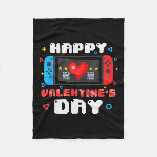 Couverture Polaire Joyeux Valentines Jour Vidéo Contrôleur Coeur T