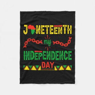 Couverture Polaire Juneteenth est mon jour de l'indépendance femmes n