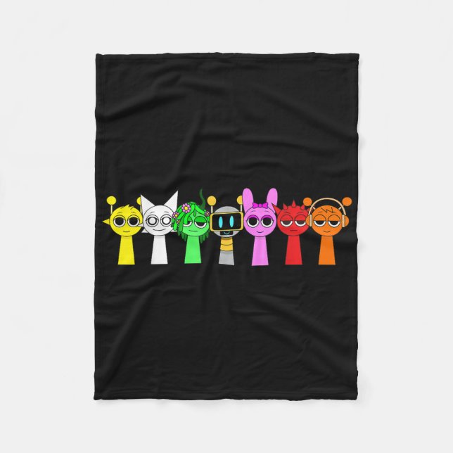 Couverture Polaire Just A Boy Who Loves Sprunky Funny Sprunky Game  (Devant)