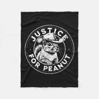 Couverture Polaire Justice Pour L'Arachide L'Écureuil - P’nut Pnut Pe