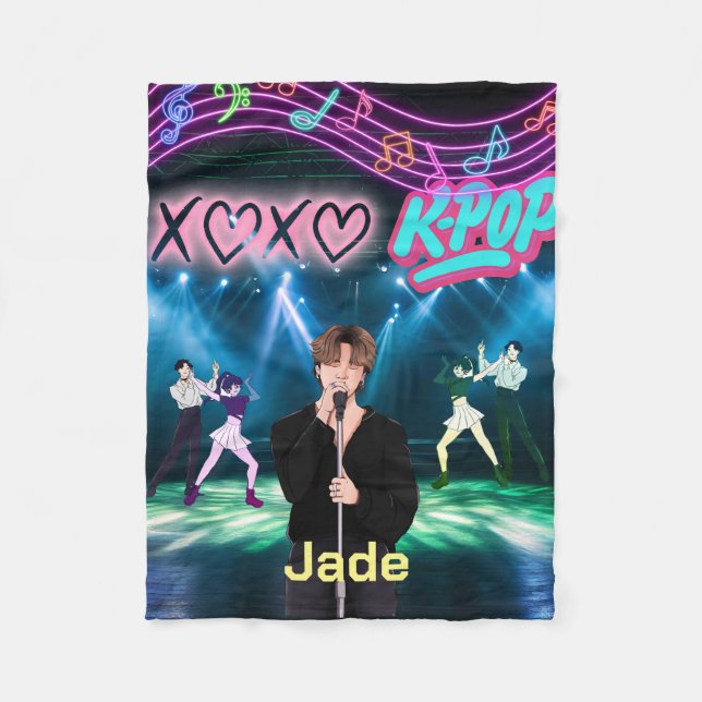 Couverture Polaire K-pop (Devant)