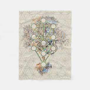 Couverture Polaire Kabbalah l'arbre de la vie - Etz Hayim