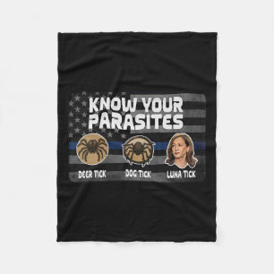 Couverture Polaire Kamala Connaissez Vos Parasites Deer Tick Dog Tick