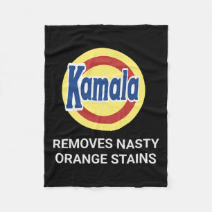 Couverture Polaire Kamala Harris 2024 élimine Nasty Orange Stains Fun