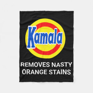 Couverture Polaire Kamala Harris 2024 Enlève les Taches Orange Dégoût
