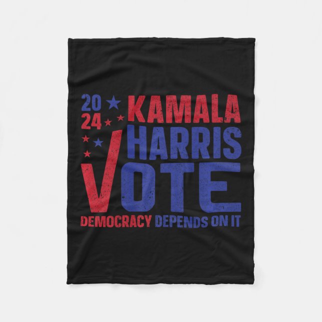 Couverture Polaire Kamala Harris, Présidente, Une Nouvelle Vision Pou (Devant)