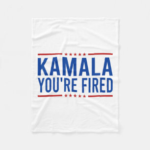 Couverture Polaire Kamala Vous êtes licencié 2024 Drôle Donald Trump