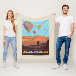Couverture Polaire Kanab, Utah   Ballons Et Roundup De Tunes