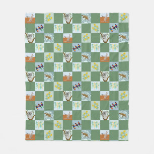 Couverture Polaire Kanga Koala Platypus et amis Aussie