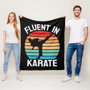 Couverture Polaire Karate couramment Drôle de karaté