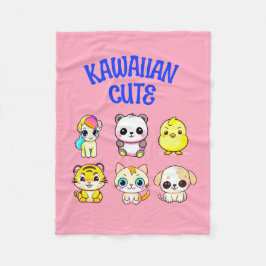Couverture Polaire Kawaiian Cute Style
