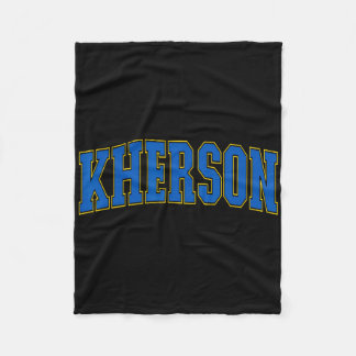 Couverture Polaire Kherson Ukraine Lovers Patriotic Proud Ukrainian K
