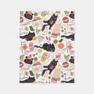 Couverture Polaire Knitter