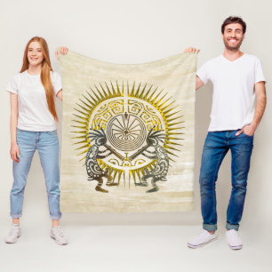 Couverture Polaire Kokopelli Duo - Homme Dans Le Maze - Soleil 1