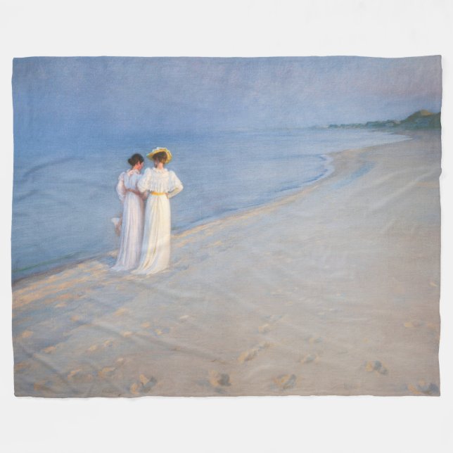 Couverture Polaire Kroyer - Soirée d'été sur Skagen Beach (Devant (Horizontal))