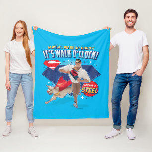 Couverture Polaire Krypto & Superman - C'est Walk O'Clock !