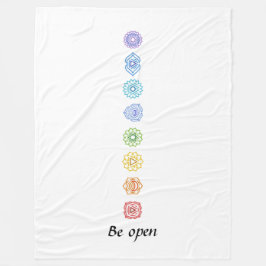 Couverture Polaire Kundalini Yoga Chakras être ouvert