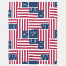 L Monogramme Drapeau Américain Patriotique America