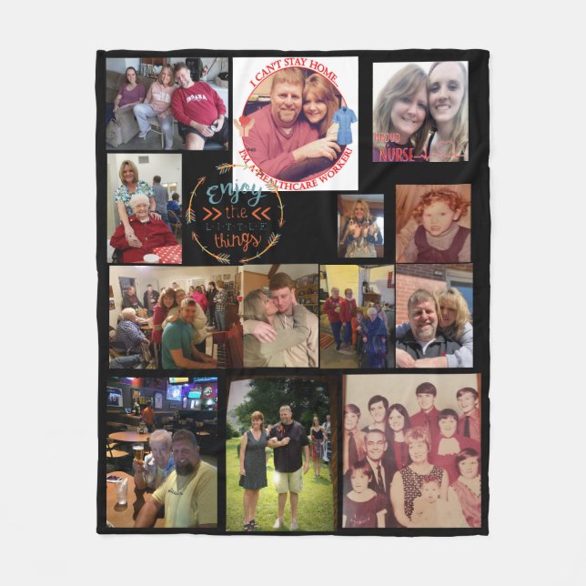 Couverture Polaire La Blanche d'Angie (Devant)