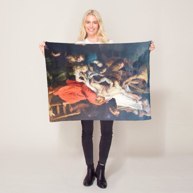 Couverture Polaire La Descente de Croix, Rubens (En situation)