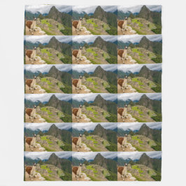 Couverture Polaire La Destinée Personnalisée De L'Animal Llama