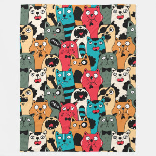 Couverture Polaire La foule des chats