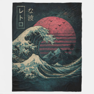 Couverture Polaire La Grande Classique de la Vague Rétro