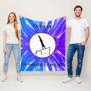 Couverture Polaire La gymnastique est ma vie - Custom Gymnast Unneven