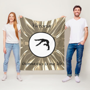 Couverture Polaire La gymnastique est ma vie - Tumble de Gymnastique 