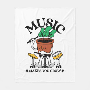 Couverture Polaire La musique fait grandir le batteur de plantes