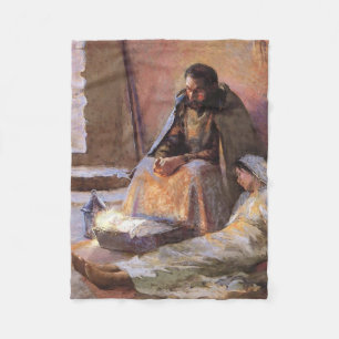 Couverture Polaire La Nativité De Gari Melchers
