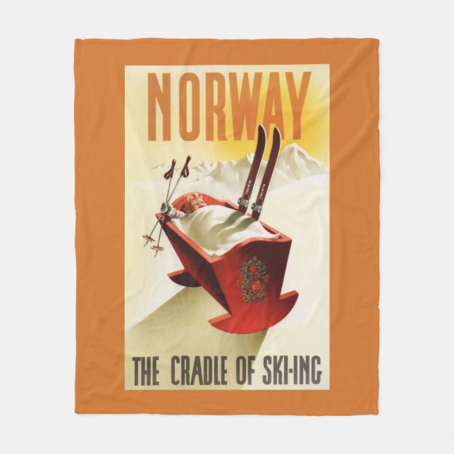 Couverture Polaire La Norvège - le berceau du ski (Devant)