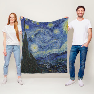 Couverture Polaire La nuit étoilée de Van Gogh