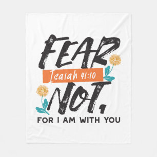 Couverture Polaire La Peur Pas Isaïe Bible Verse Conception Inspirant