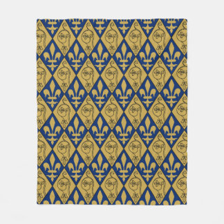Couverture Polaire La Sainte-Chapelle Fleur de Lys Fleece Throw