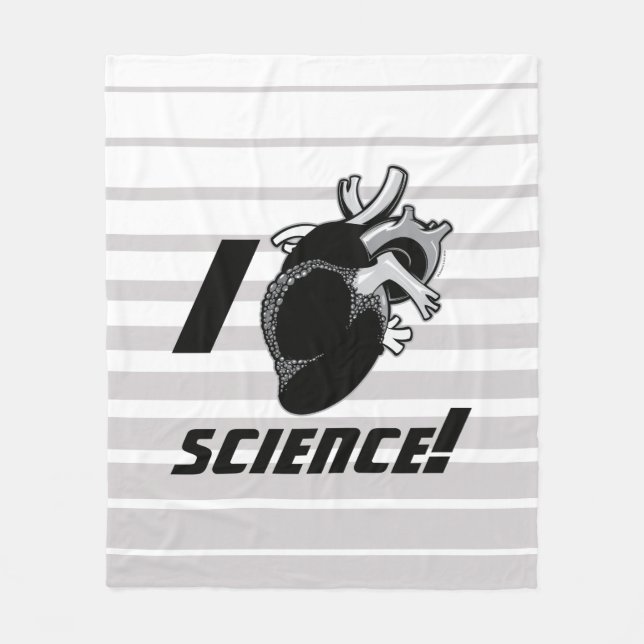 Couverture Polaire La Science I (de coeur anatomique) (Devant)