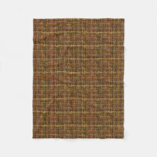 Couverture Polaire La toile de jute graphique tissée ficelle le roug