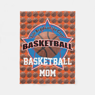 Couverture Polaire La vie commence la maman de basket-ball