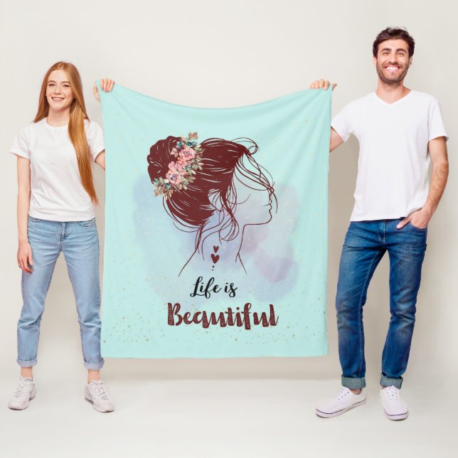 Couverture Polaire La vie du message d'inspiration est belle (En situation)