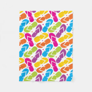 Couverture Polaire La vie est meilleure dans le motif de bascules